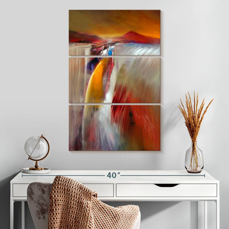Avery Glowing Waterfall, 32" H x 20" W