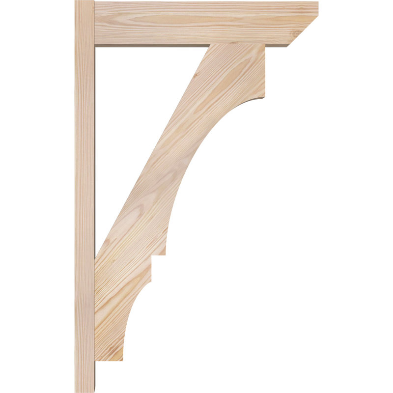 Persienne balboa à lattes en bois rustique, P 20 po x H 32 po, Cèdre rouge occidental l 7 1/2 po (lisse)