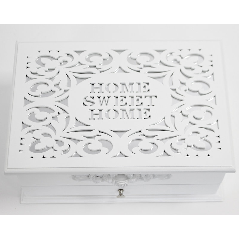 Wood Jewelery Box + Drawers