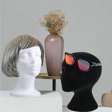 Female Mannequin Head Model Wig Hat Jewelry Display : Choose Color