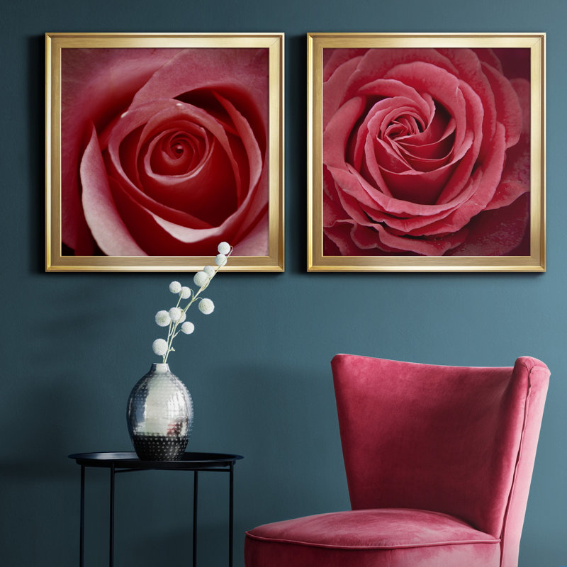 Wild Wild - 2 pièces encadrées sur toile, H 34,5 po x l 69 po x P 1,5 po, Or