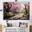 «Pink Springtime Park Floral Canopy III», art mural sur toile-1905621310-1905621309