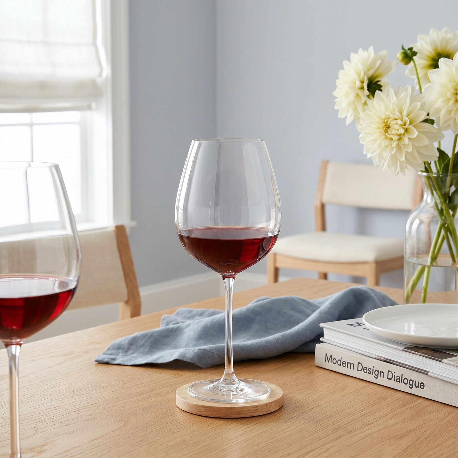 Prizma Ribbed Crystal Wine Glass
