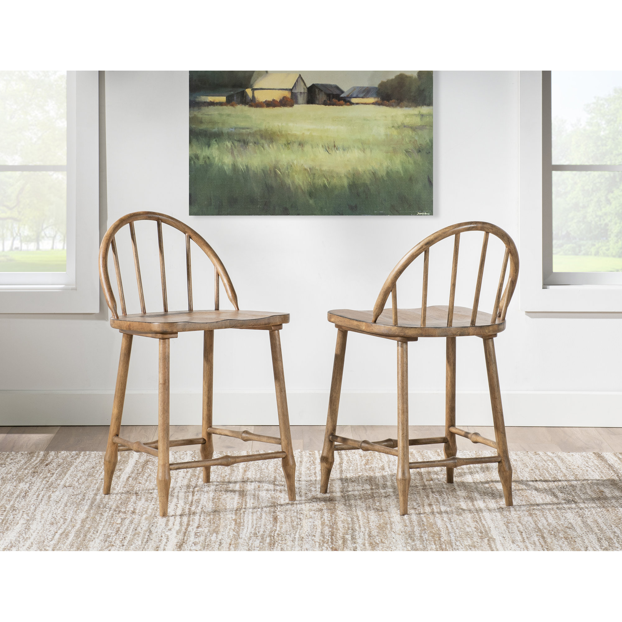 Country Living Counter Height Chair 1, Brown