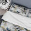 Literie de palette de fleurs botaniques en marbre blanc-798052171