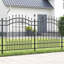 Vidaxl Garden Fence Powder-Coated Steel-116797991-116797995
