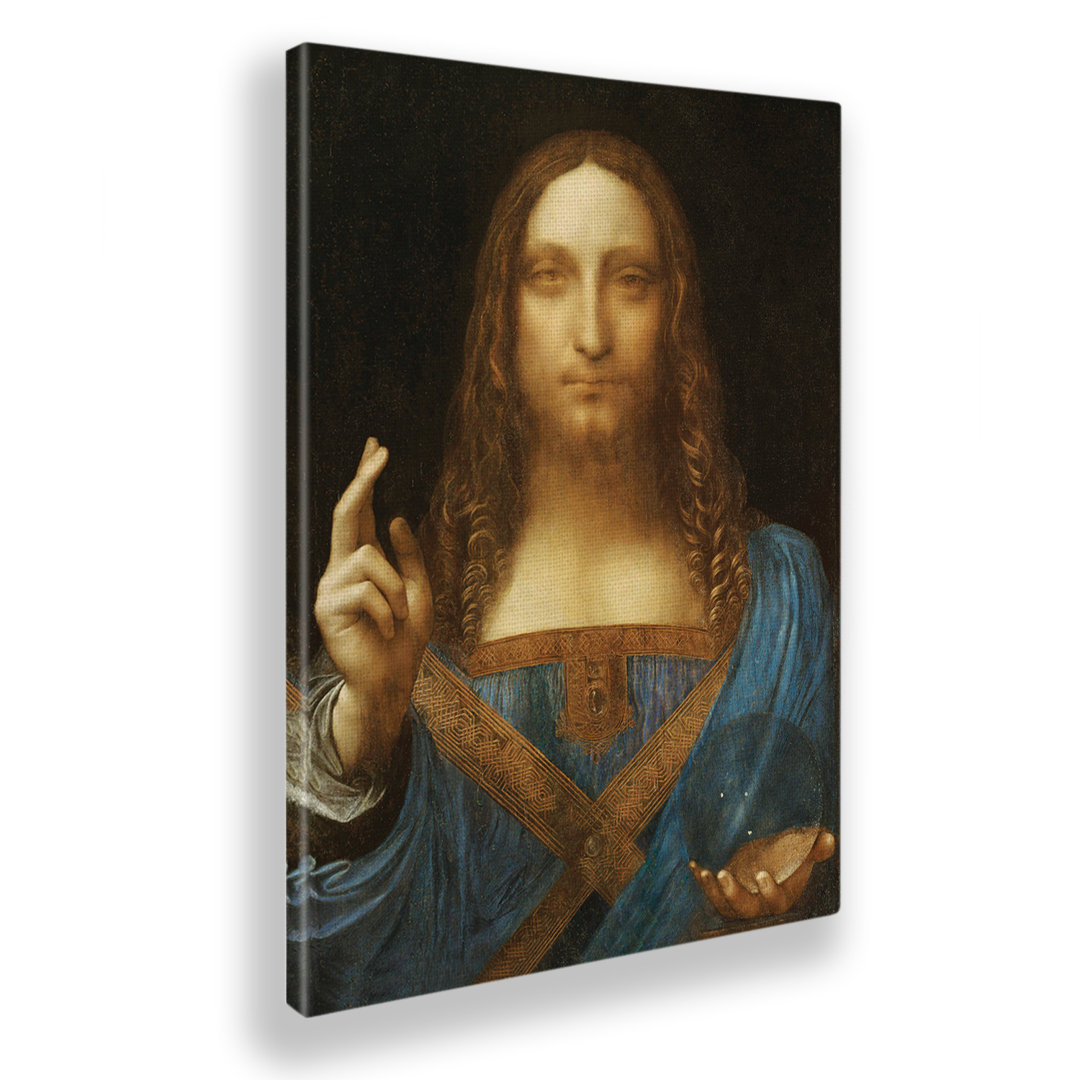 Wandbild Salvator Mundi von Leonardo da Vinci