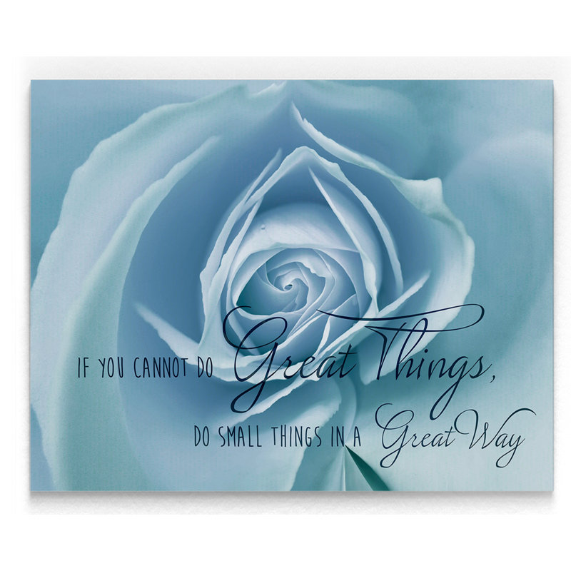 «Do Great Things», reproduction d'impression sur toile, H 16 po x l 20 po x P 1,5 po