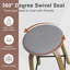 Ensemble de 2 tabourets de bar pivotants Mid-Century-44394498