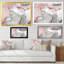 Art mural sur toile luxueux rose gris marbré II-948231259-948231249-1006487609