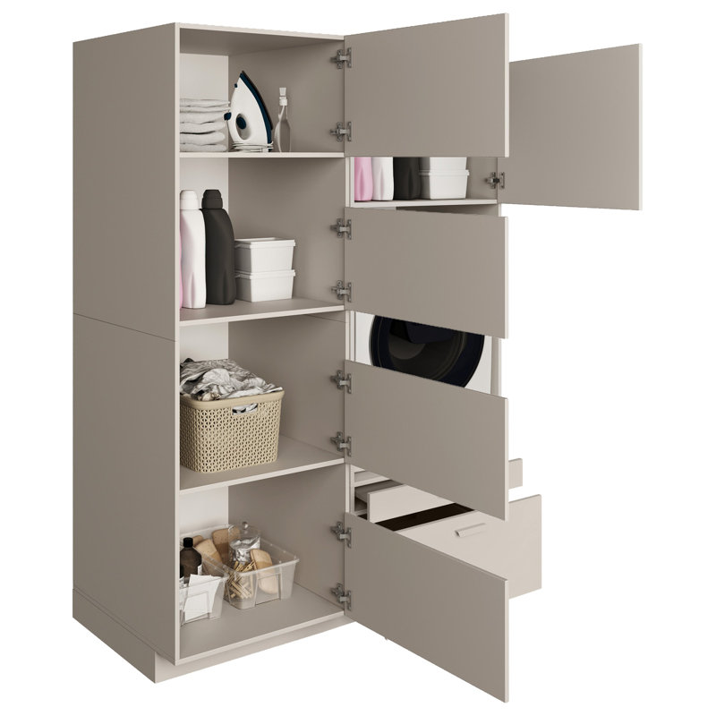Freestanding Bathroom Storage Furniture Set