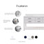 Madalyn 72 in. Double Vanity-1851452269