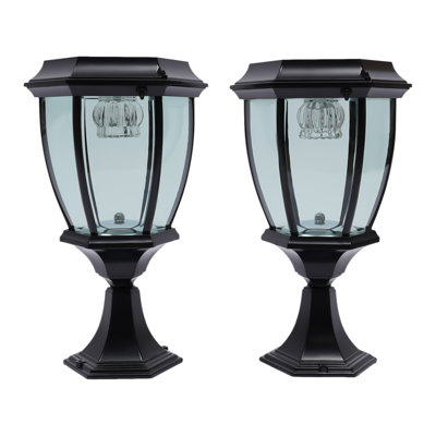 Outdoor Waterproof Solar Powered LED Post Lights