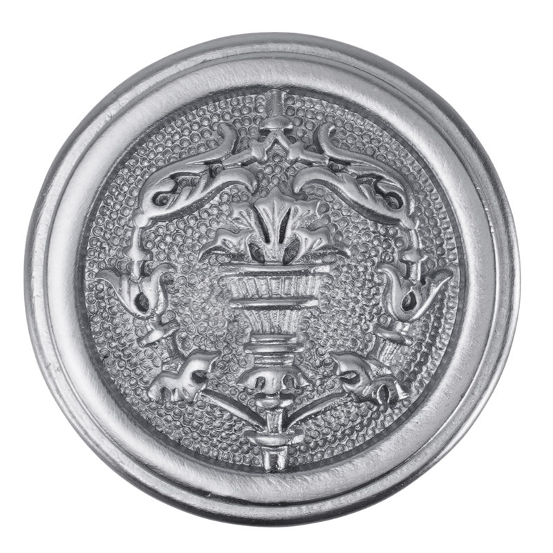 edgar berebi giverny knob in matte black plate, Satin Nickel