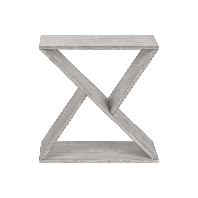 Table de bout avec rangement Sinner, Gris