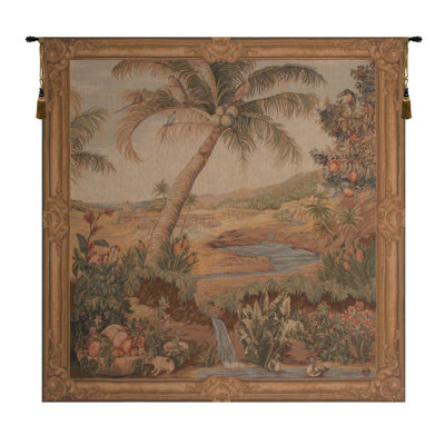 Zahara Loom Woven Cotton Blend Wall Hanging