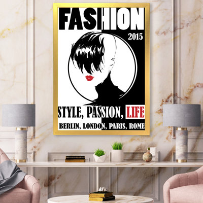 Style Passion Life Fashion Girl III - Impression sur toile