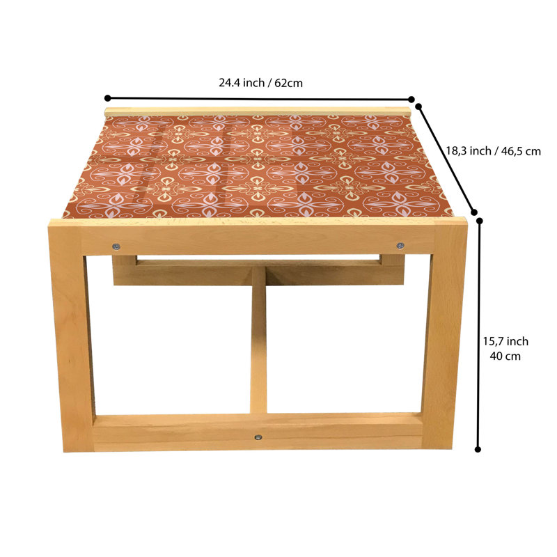 Jalisha Sled Coffee Table, 62cm H x 46cm W x 40cm D