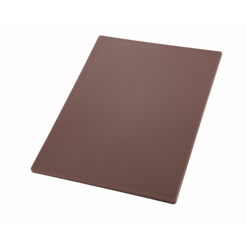 Winco Cutting Board, Brown, 20" L x 15" W x 0.5" H