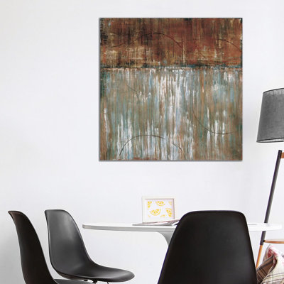 Steel Arcs 1 Piece Wrapped Canvas Painting