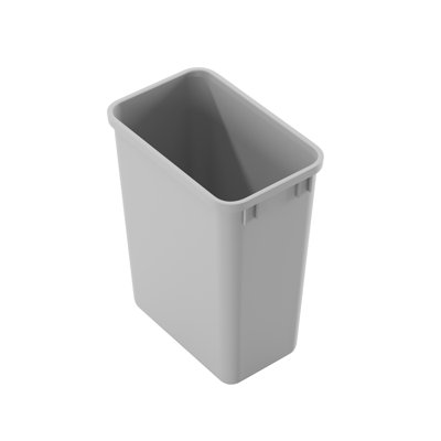 Plastic Open Trash Can -