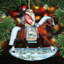 5'' Handmade Wood Holiday Shaped Ornament