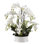 White Orchids - Round White Ceramic Dish