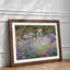 Irises in Monets Garden by Claude Monet - Picture Frame Painting on MDF-62756968-62756971