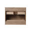 Meuble-lavabo simple 24 po avec plateau en céramique Ashbel