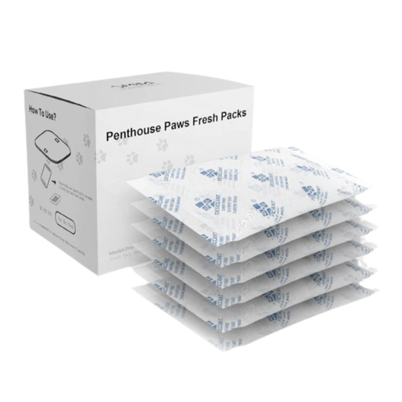 Penthouse Paws Fresh Packs pour Smart Maxx HD, conservateur de nourriture déshydratant absorbant l'humidité, conserve les croquettes fraîches et croustillantes, paquet de 6, pour chat et chien