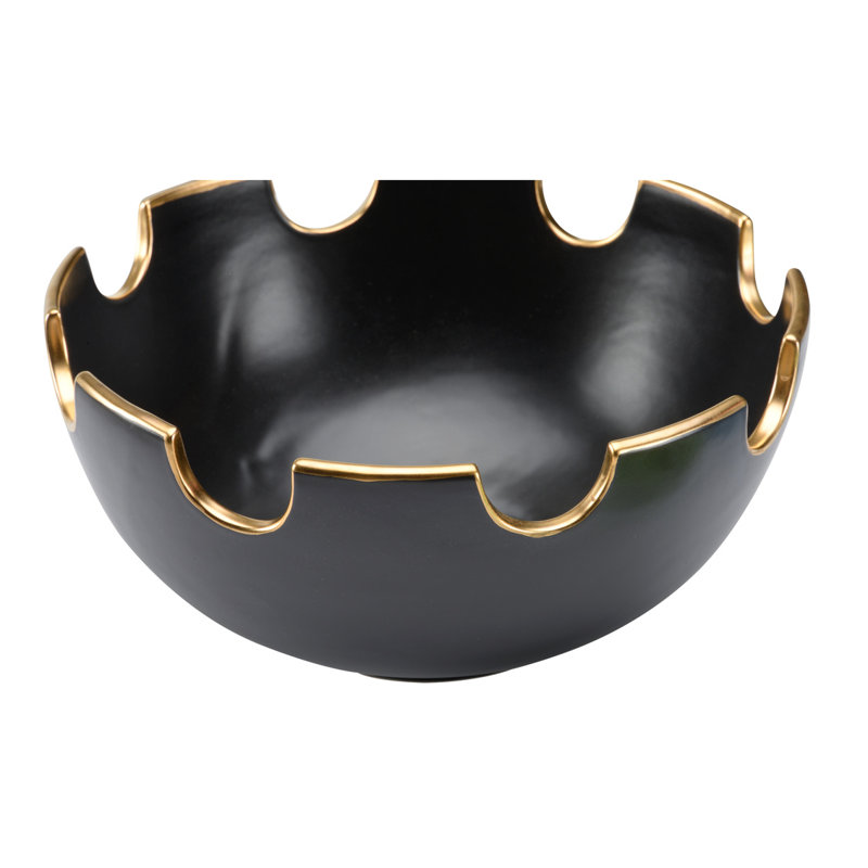 Classic Bowl, Black/Gold