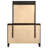 Aziza 6-drawer Dresser with Mirror Cappuccino