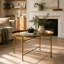 Steel Top Coffee Table