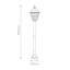 Verdigris Transparent Lamp Post (Full)