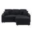 Canapé 80 po avec repose-pieds-986342399