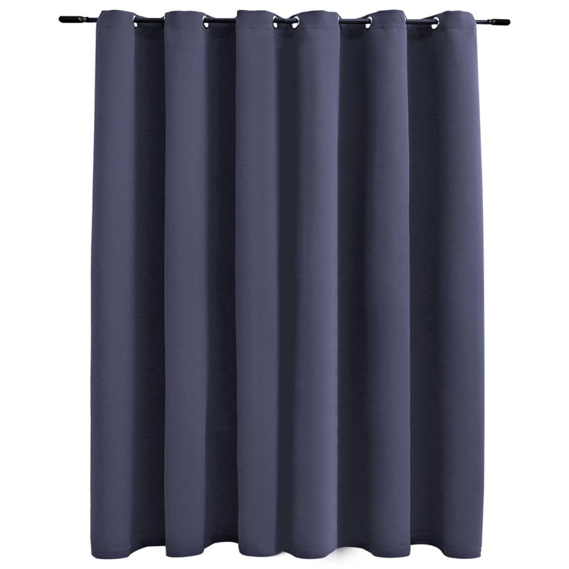 Azurdee Blackout Curtain Single Panel, Anthracite