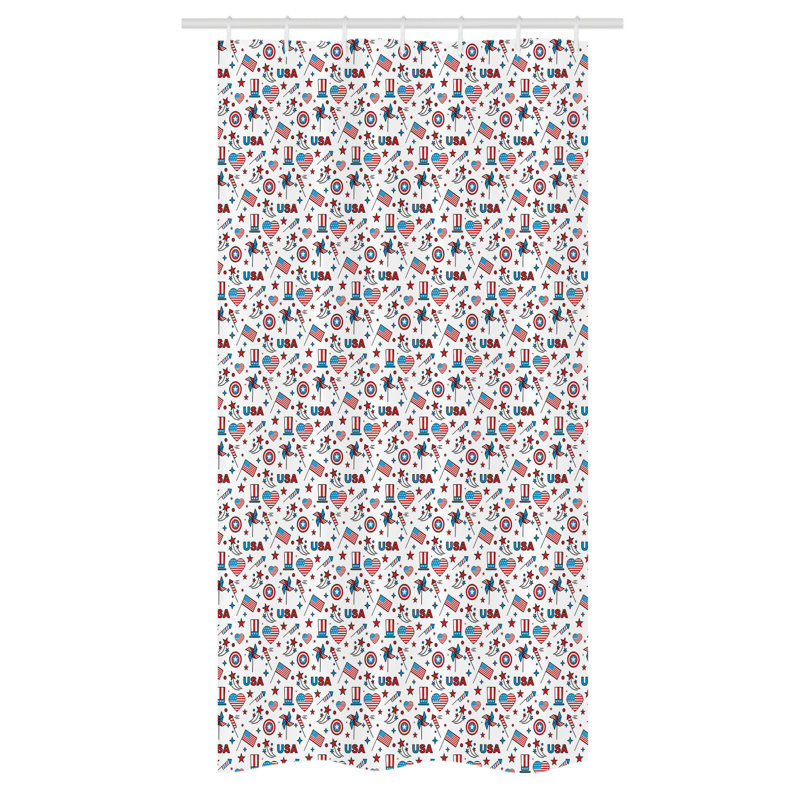 Sneaton Shower Curtain with Hooks Included, 72" H x 36" W