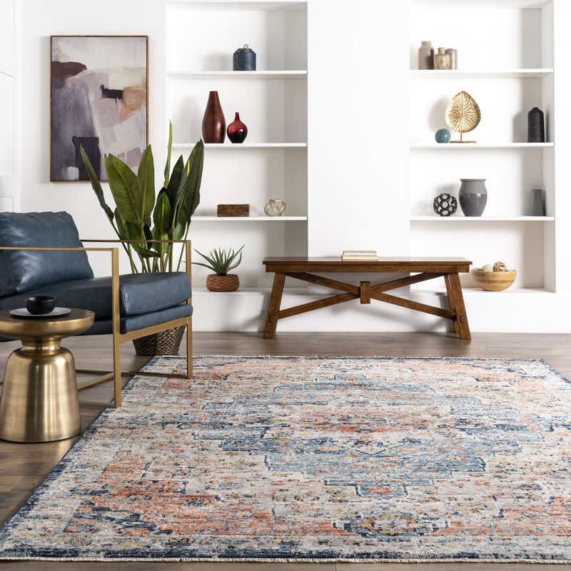 Oriental Area Rug, Rectangle 6' 7" x 9' 3"