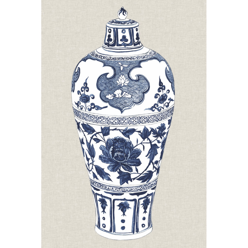 Antique Chinese Vase I by Melissa Wang - No Frame Print, 46cm H x 30cm W x 3.8cm D