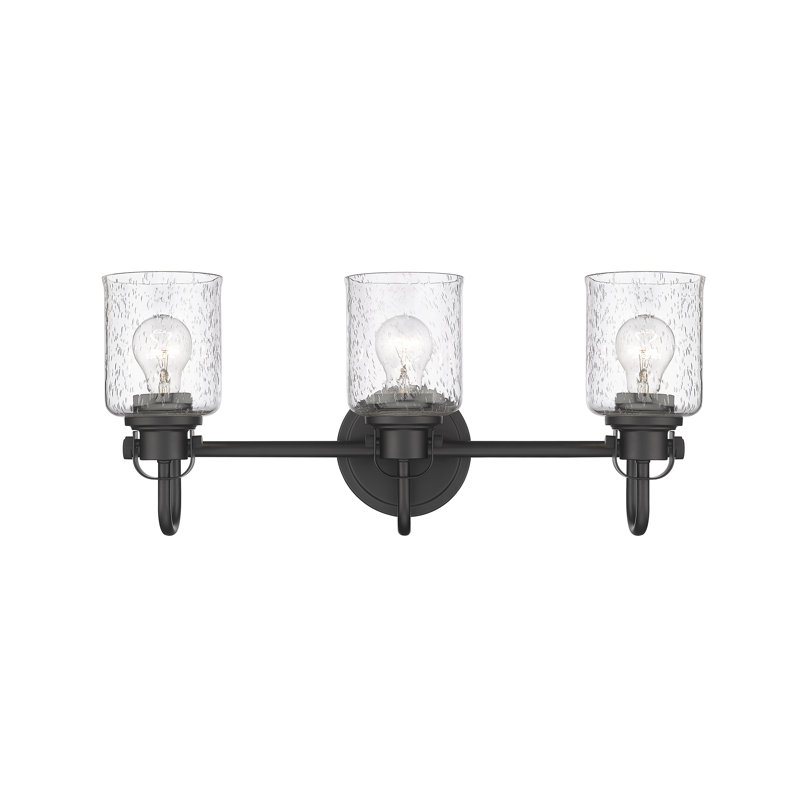 Tyringham 3 - Light Dimmable Vanity Light, Matte Black