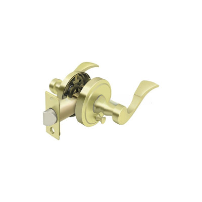8EE7A093A3AC4488A414030EC134C130 Lacovia Lever Privacy, Left Hand in Polished Brass