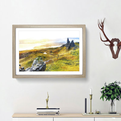 Old Man of Storr in the Isle of Skye - Picture Frame Graphic Art Print