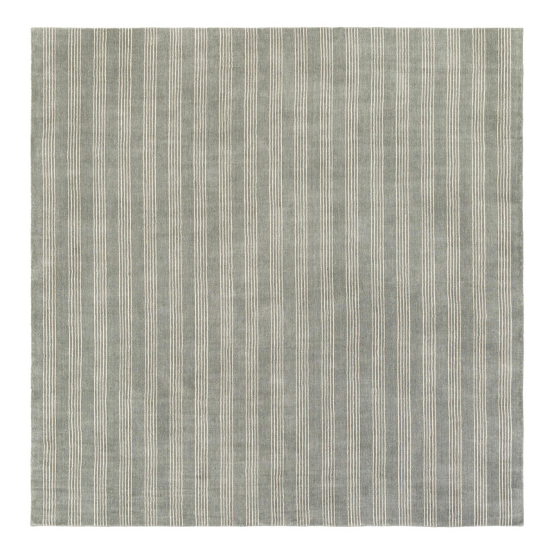 Tapis en laine naturelle Jill Zarin Winchester, Carré 10 pi
