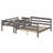 Wood Twin XL Over Queen Bunk Bed With Ladder