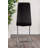 Tierra Sleek Metal and Glass Round Dining Table Set with 4 Faux Leather Upholstered Dining Chairs-1862757720