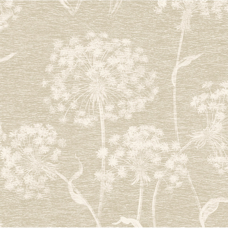 Cassius Floral Double Roll, Bone