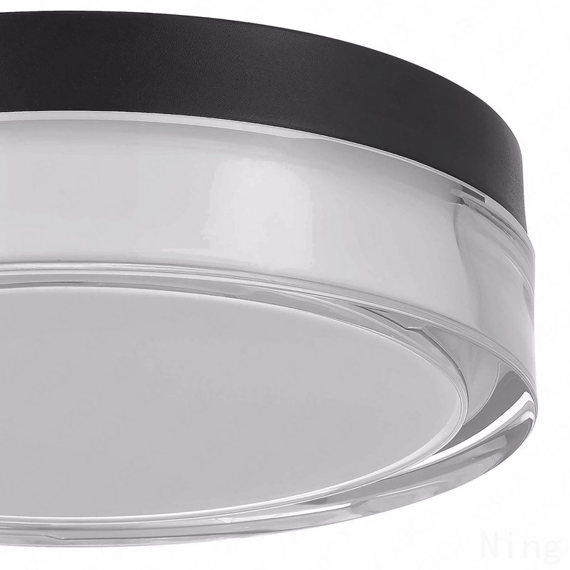 Plafonnier encastré moderne à DEL , Noir
