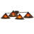 Talfren Glass Semi Flush Mount