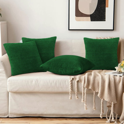 Striped Square Euro Cushion Cover