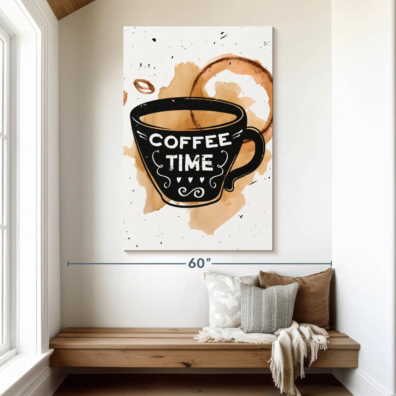 Yarlin Time For Coffee, 51" H x 34" W